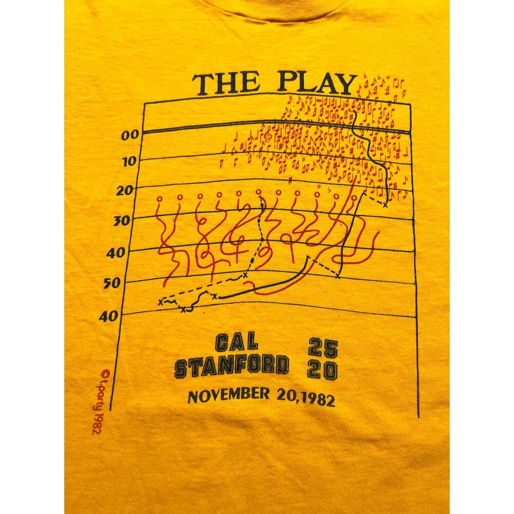 Vintage "The Play" Uc Berkeley Cal Berkeley V. St… - image 8